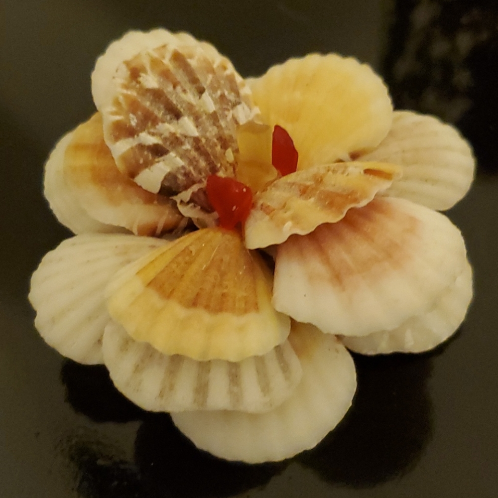 Home decor shell flower - Picture 2 of 6